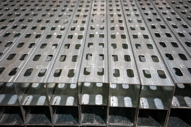 Galvanized steel strut channels